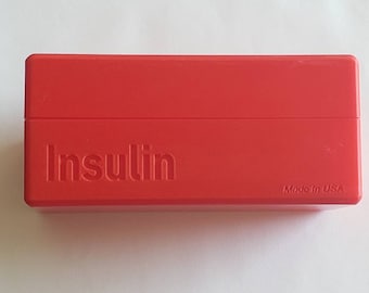 Insulin Vial Storage Box ( color options )