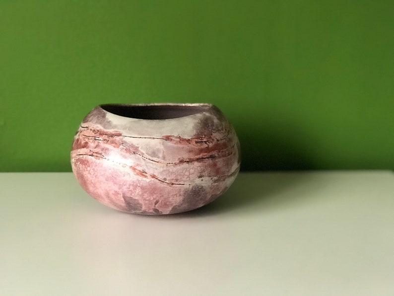 Sagger gebrannte Keramik Kunst Keramik Vase Innendekoration Bild 7