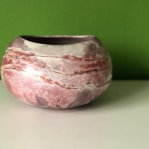 Sagger gebrannte Keramik Kunst Keramik Vase Innendekoration Bild 8