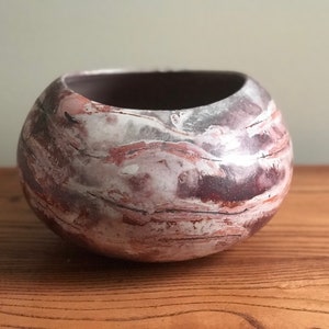 Sagger gebrannte Keramik Kunst Keramik Vase Innendekoration Bild 2