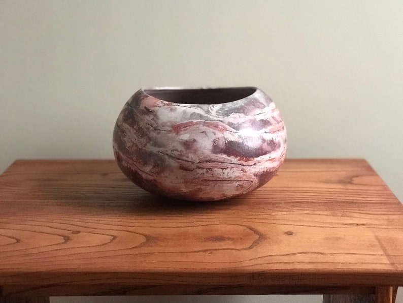 Sagger gebrannte Keramik Kunst Keramik Vase Innendekoration Bild 3