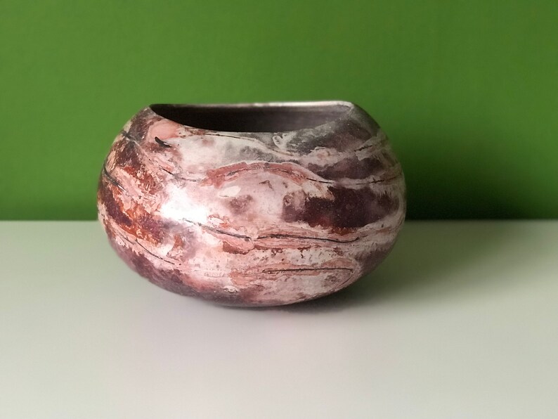 Sagger gebrannte Keramik Kunst Keramik Vase Innendekoration Bild 9