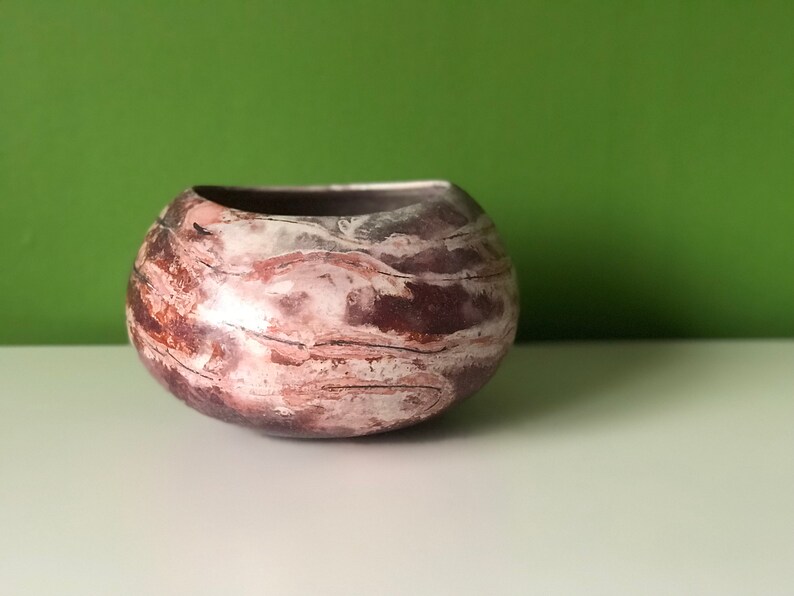 Sagger gebrannte Keramik Kunst Keramik Vase Innendekoration Bild 6