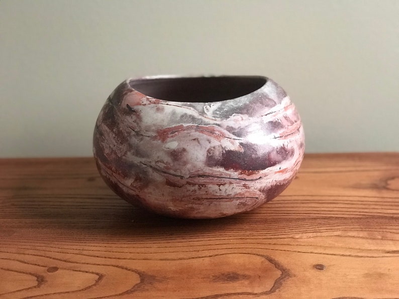 Sagger gebrannte Keramik Kunst Keramik Vase Innendekoration Bild 1