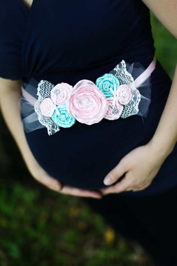 Satin Maternity Sash. Belly Band. Pregnancy sash Photography Etsy