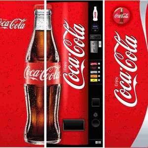 Coca-Cola vending machine image for print
