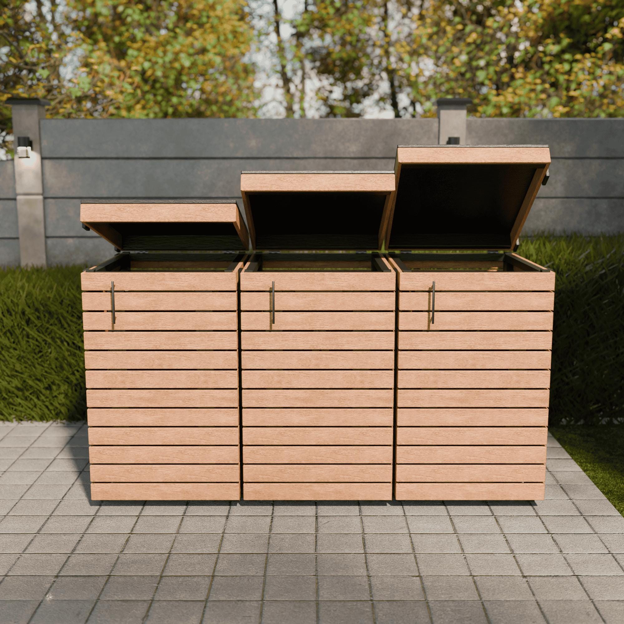 PDF Download - DIY Trash Garbage Bin Cover Box Waste Box Plan - 64gal ...