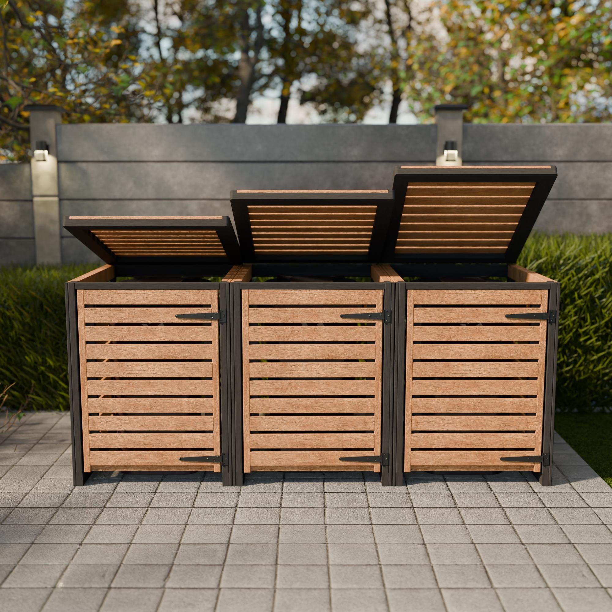PDF Download - DIY Trash Garbage Bin Cover Box Waste Box Plan 32gal ...