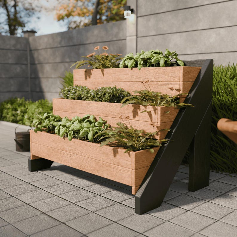 PDF Download DIY Tiered Flower Herb Box Construction Plan Multi pdf-download-diy-tiered-flower-herb-box-construction-plan-multi