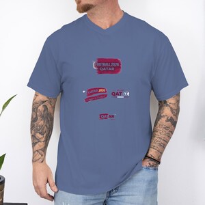 Camiseta de fútbol de Catar 2026 / Camiseta unisex con colores cómodos imagen 8