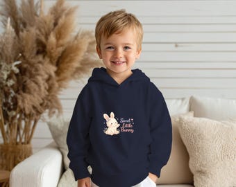 Sweet Little Bunny Kids Hoodie, Easter Gift