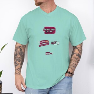 Camiseta de fútbol de Catar 2026 / Camiseta unisex con colores cómodos imagen 6