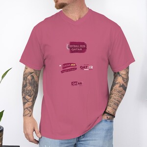 Camiseta de fútbol de Catar 2026 / Camiseta unisex con colores cómodos imagen 9