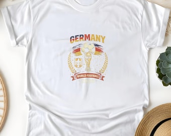 Germany World Football 2026 Graphic T-Shirt, Comfort Colors Heavyweight Tee