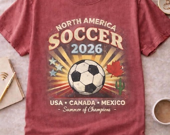 North America Soccer 2026 USA Canada Mexico Shirt
