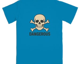 Vintage Skull & Crossbones T-Shirt • Edgy Graphic Tee