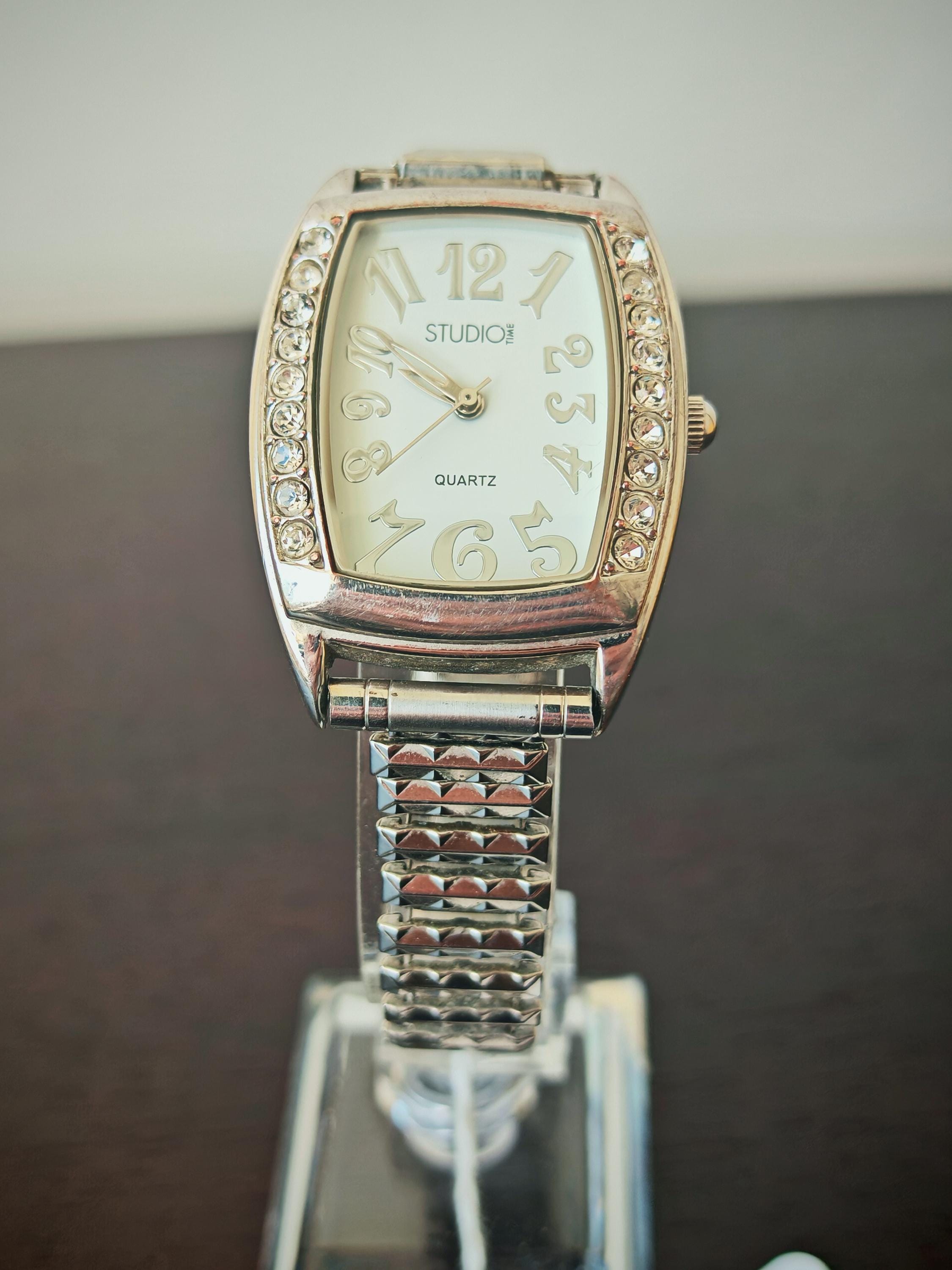Studio Quartz watch Studio Time Rose Goldtone Cuff Quartz Watch – Joint 2 Jewelers main image 2