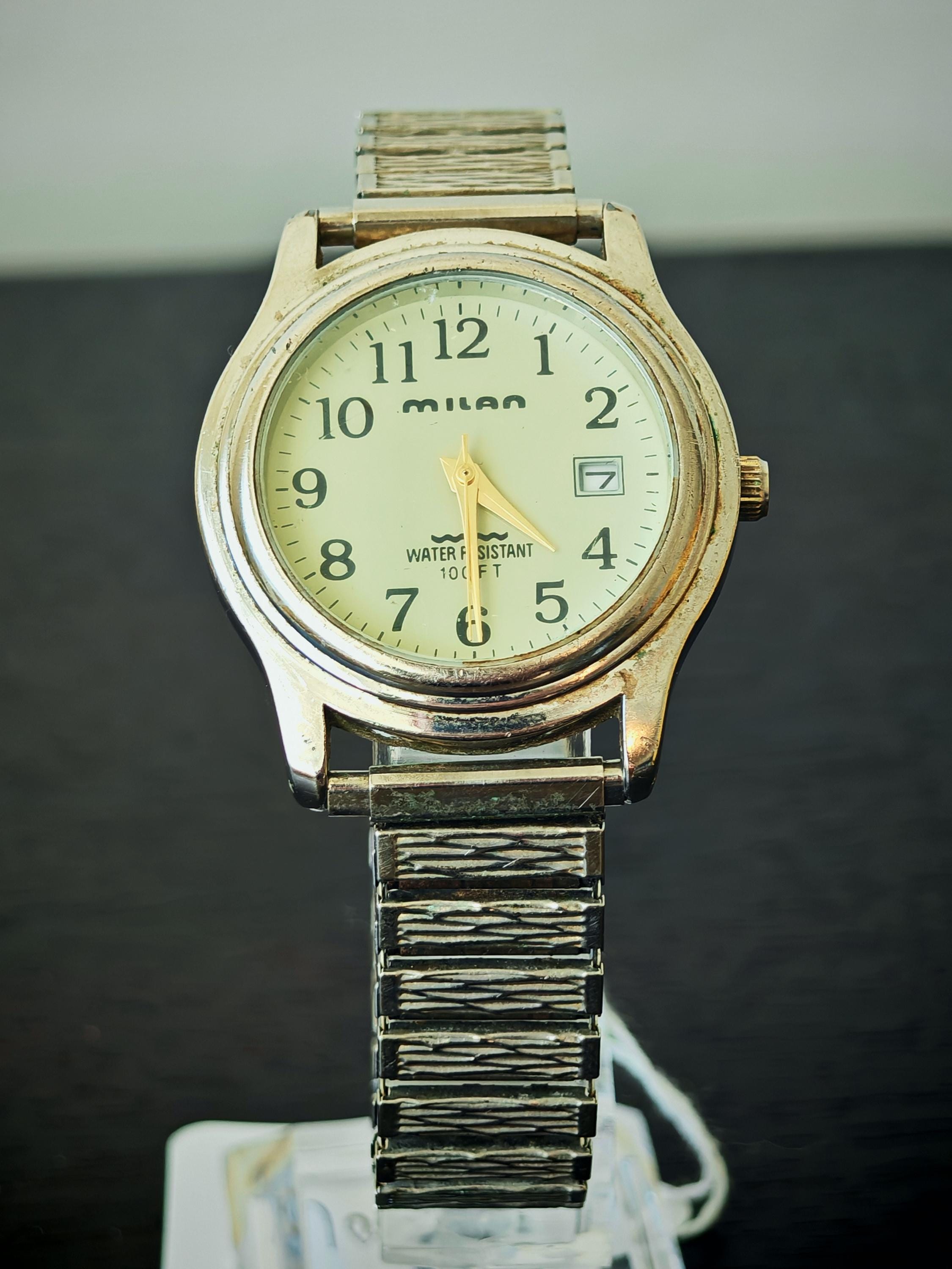 VINTAGE MODERN Unisex Watch Italian design 1990s DROPS Of Milano Milan Watch Vintage - Etsy main image 3