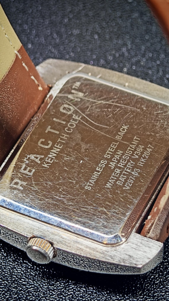 Kenneth Cole Reaction Rectangular Watch with Brow… - image 7