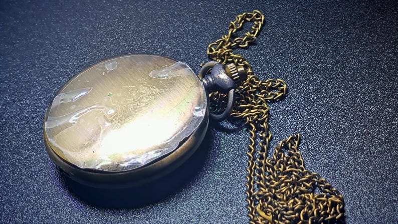 Strada Unisex Paris Pocket Watch Classic White Dial & Parisian Charm Bild 3