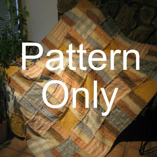 Raggy Quilt Etsy