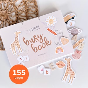 Busy Book for Kids: Toddler Quiet Book | Learning Binder (Printable PDF)