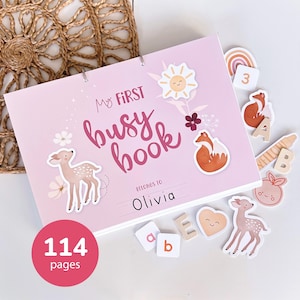 Girls' First Busy Book: Toddler Learning Binder for Girls (PDF)