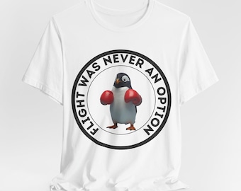 Pinguin-Grafik-T-Shirt: Baumwoll-T-Shirt für Tierliebhaber