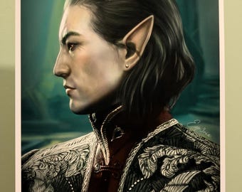 Cazador - Baldur's Gate 3 print - Digital drawing