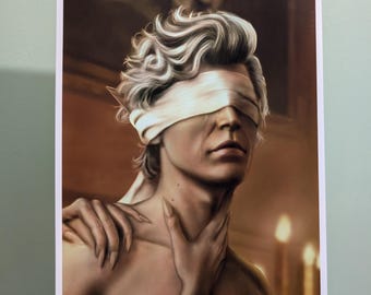 Astarion - "Trapped" - Baldur's Gate 3 print - Digital drawing