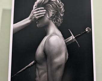 Astarion - "Wounds" - Baldur's Gate 3 print - Digital drawing