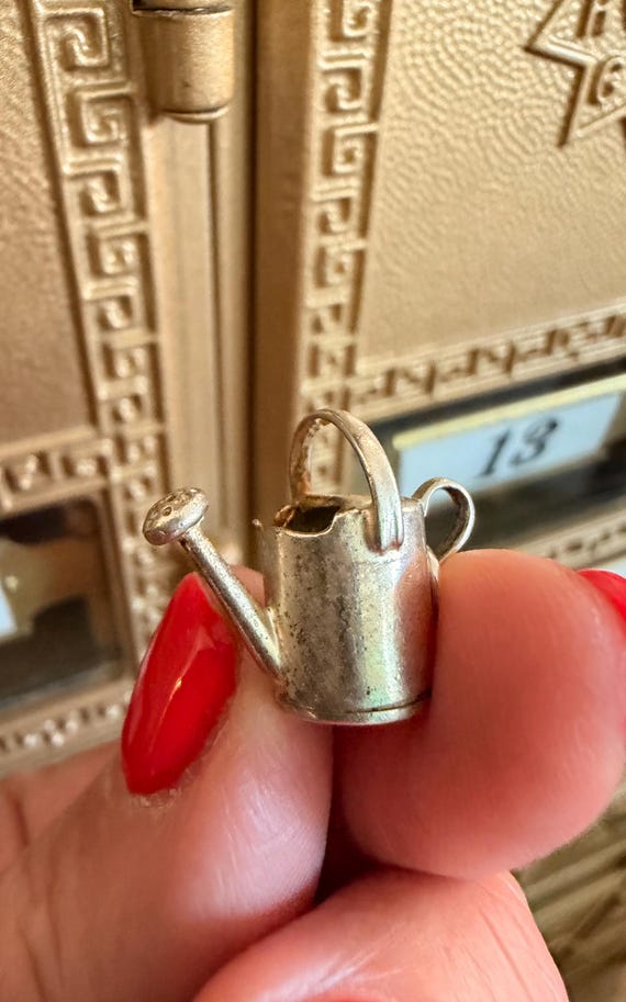 Vintage Sterling Silver Watering Can Charm