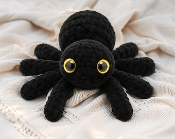 Crochet Spider Pattern: Amigurumi Plush Toy Tutorial (PDF Pattern)