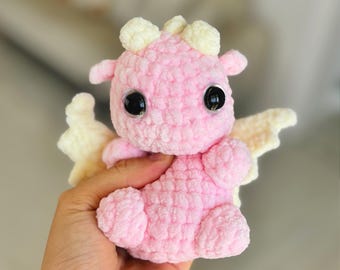 リバーシブルベビードラゴンあみぐるみパターン - かぎ針編みパターン