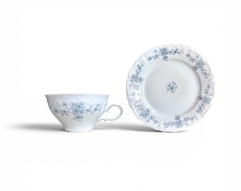 Winterling Bavaria Renaissance Blue Rose Replacement Tea Cup or Salad Plate