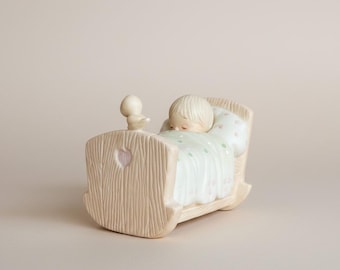 Vintage Precious Moments Figurine, Blessed Are the Pure in Heart, 1979,  E-3104, Baby Shower Gift