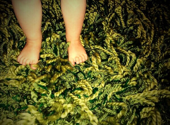 Crocheted Grass Rug 52x68 In. - Etsy