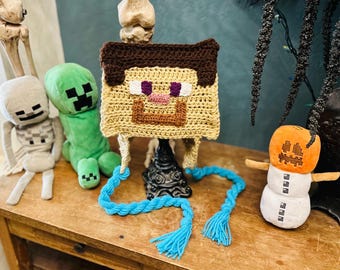 Crochet Steve from Minecraft