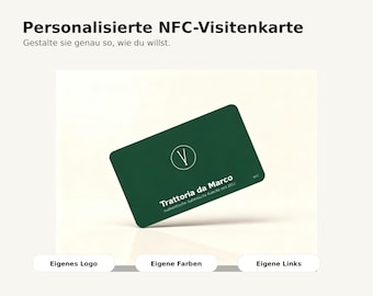 Personalized NFC business card — TapCard Smart Business Card with custom design