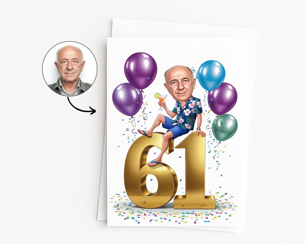 Hunts England Biglietto Auguri 21° Compleanno Per Nipote - Champagne Collection, Palloncini E Torta