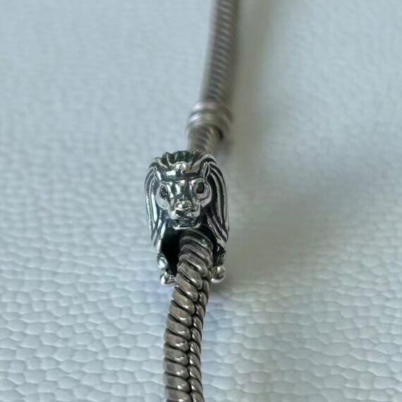 Singapore Merlion Charm, 925 Sterling Charm Fits Pandora Bracelet