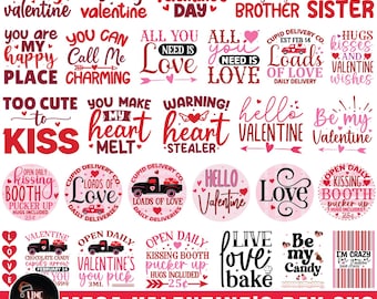 Mega Valentine's Day Svg Bundle, Valentine Shirts Svg, Be Mine Svg, Valentine Gift Svg, Valentine, Valentines Vibes, Love Svg, Be Mine Svg