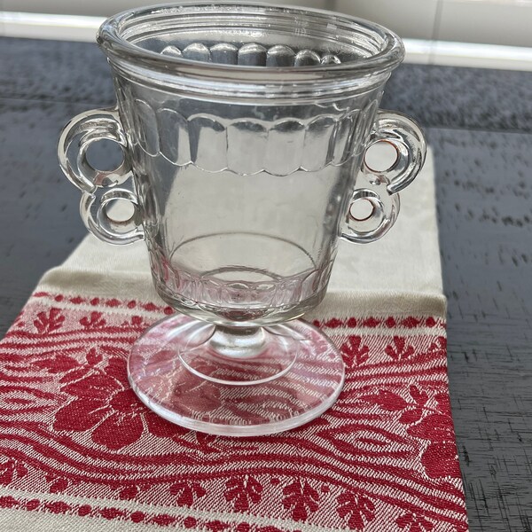 Antique Glass Spooner Etsy
