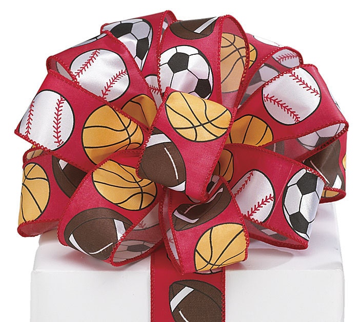 All Sports ribbon 1.5 Wired Ribbon Sold by the yard Etsy