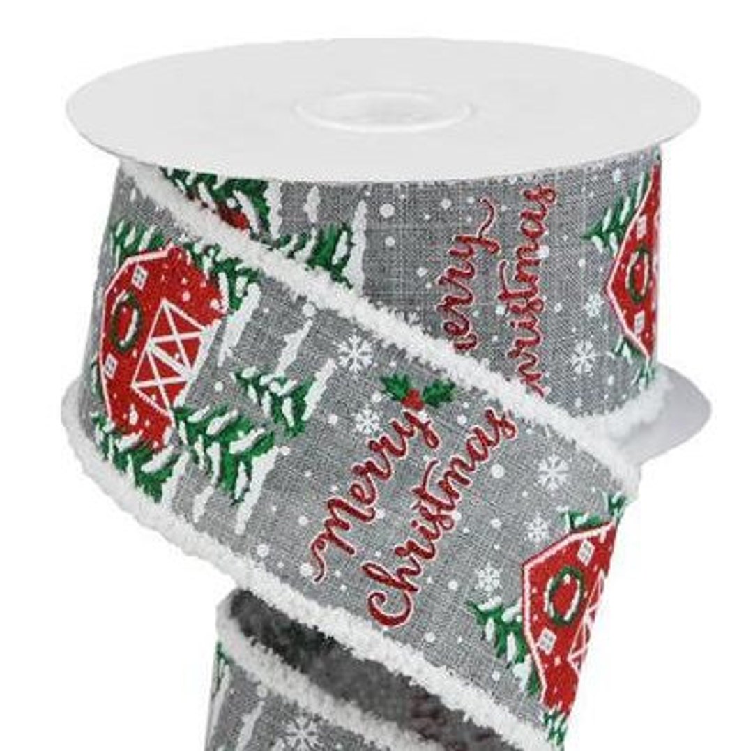 Barn Ribbon Christmas Barn Ribbon: 2.5