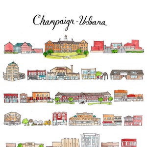 Champaign-Urbana, Illinois Print