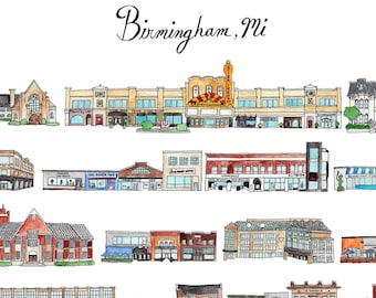 Birmingham, MI print