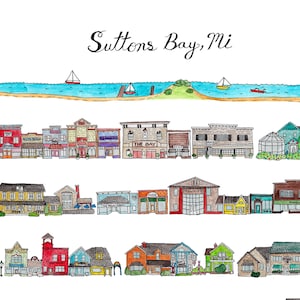 Suttons Bay, MI Print