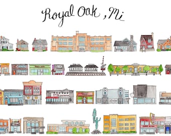 Royal Oak MI print