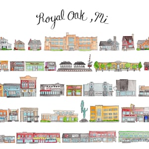 Royal Oak MI print